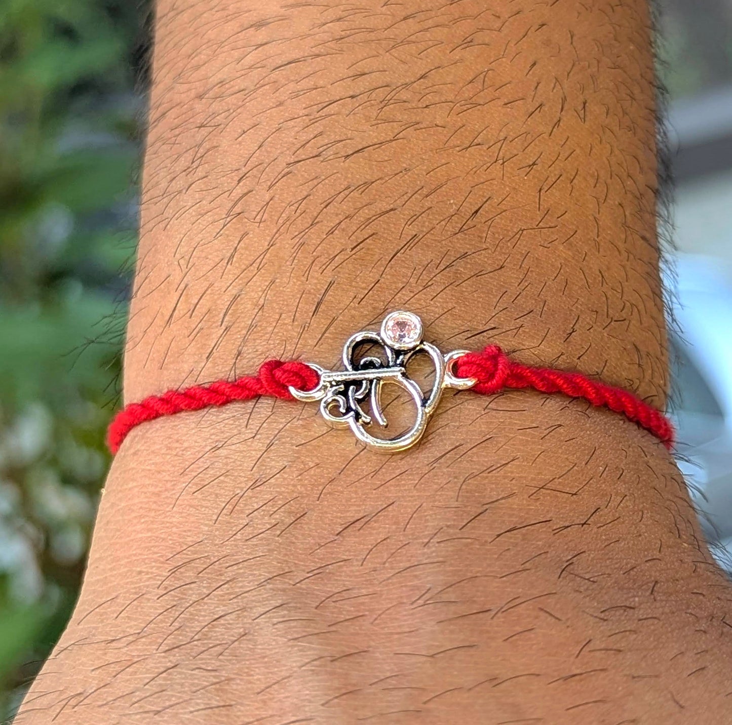 Harmony Rise – Hari Om Thread 925 Silver Rakhi