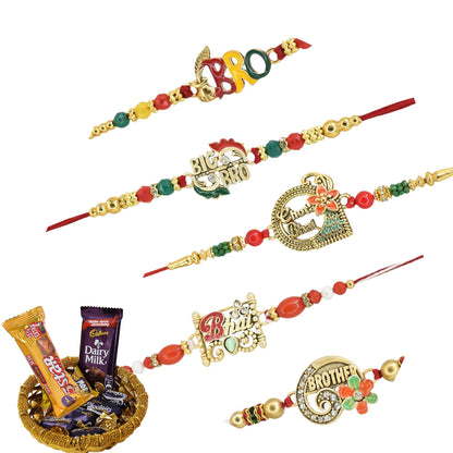 Combo Rakhi, Latest Rakhi Design 2025, Rakhi with chocolate gift hamper