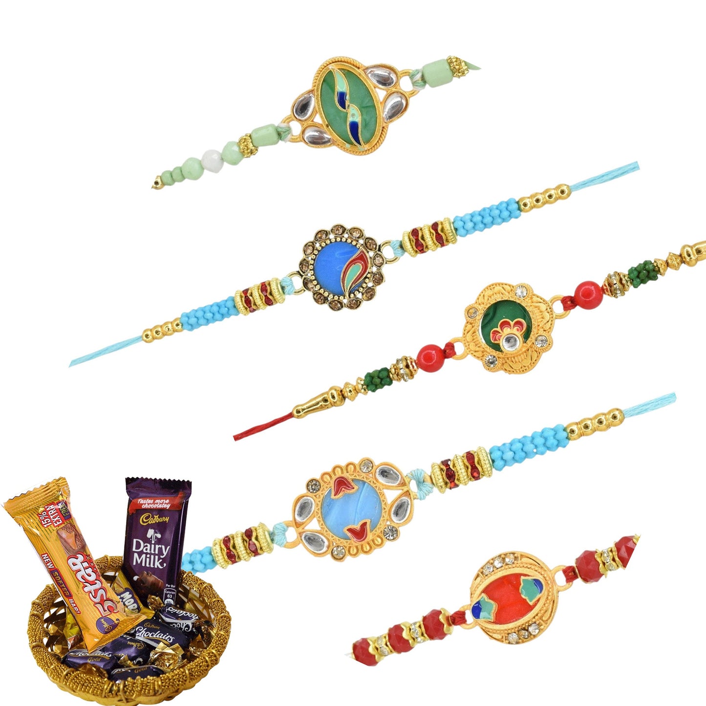 Combo Rakhi, Latest Rakhi Design 2025, Rakhi with chocolate gift hamper