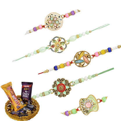 Combo Rakhi, Latest Rakhi Design 2025, Rakhi with chocolate gift hamper