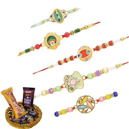 Combo Rakhi, Latest Rakhi Design 2025, Rakhi with chocolate gift hamper