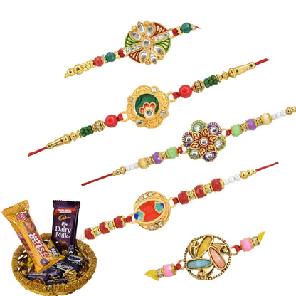 Combo Rakhi, Latest Rakhi Design 2025, Rakhi with chocolate gift hamper
