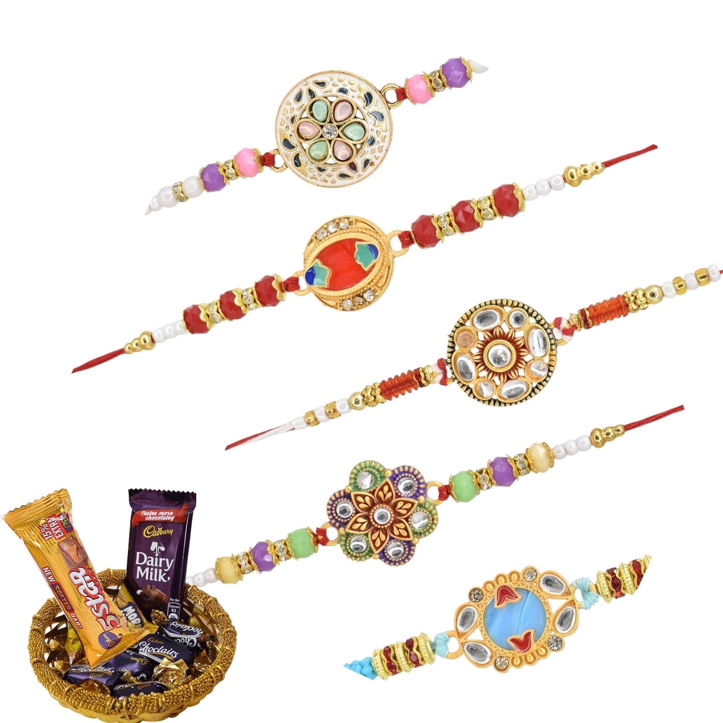 Combo Rakhi, Latest Rakhi Design 2025, Rakhi with chocolate gift hamper