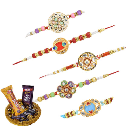 Combo Rakhi, Latest Rakhi Design 2025, Rakhi with chocolate gift hamper