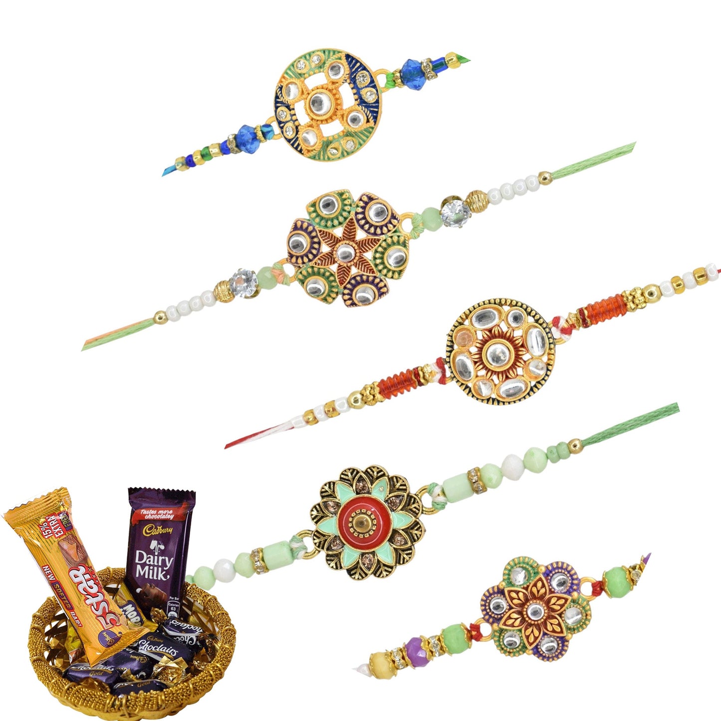 Combo Rakhi, Latest Rakhi Design 2025, Rakhi with chocolate gift hamper