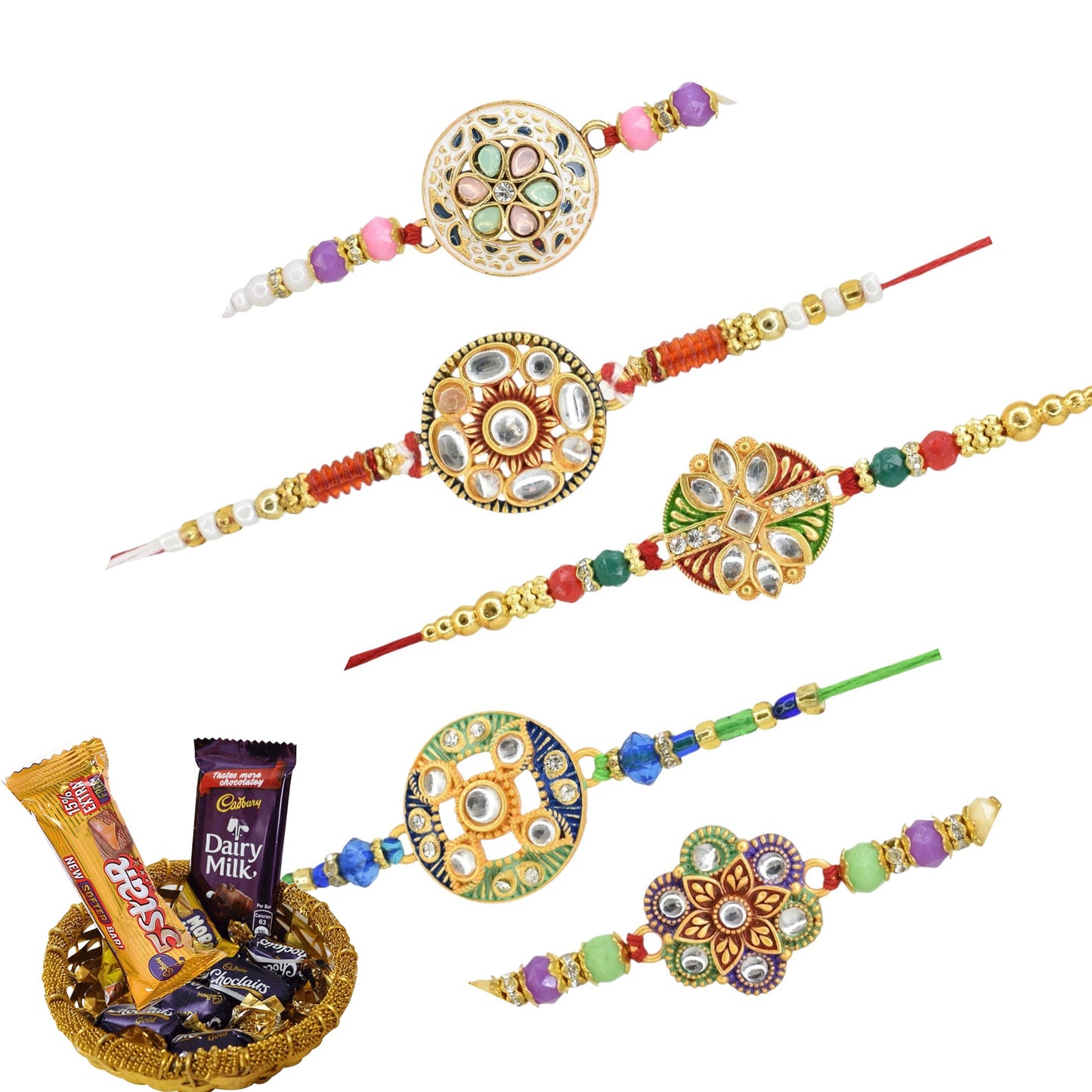 Combo Rakhi, Latest Rakhi Design 2025, Rakhi with chocolate gift hamper