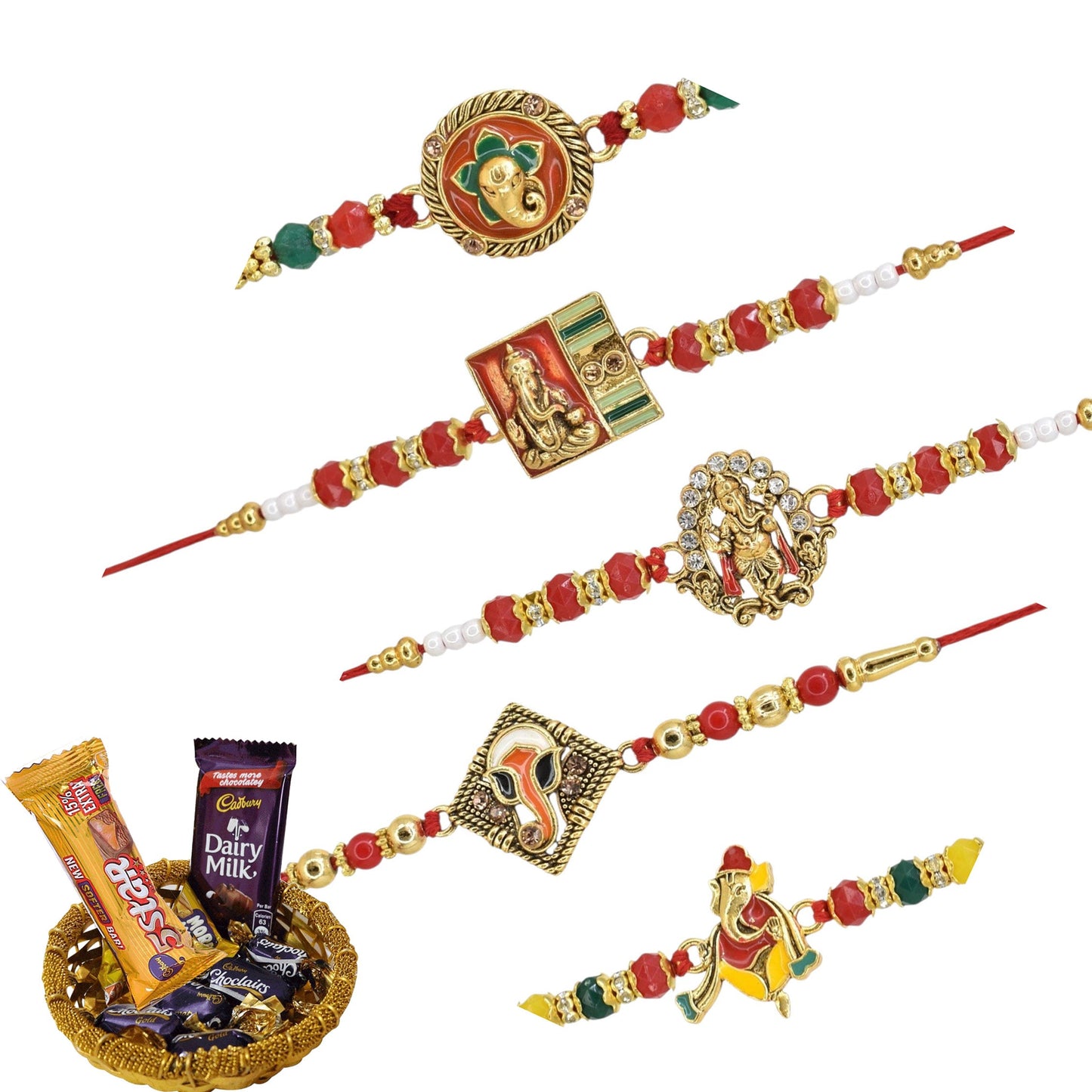 Combo Rakhi, Latest Rakhi Design 2025, Rakhi with chocolate gift hamper