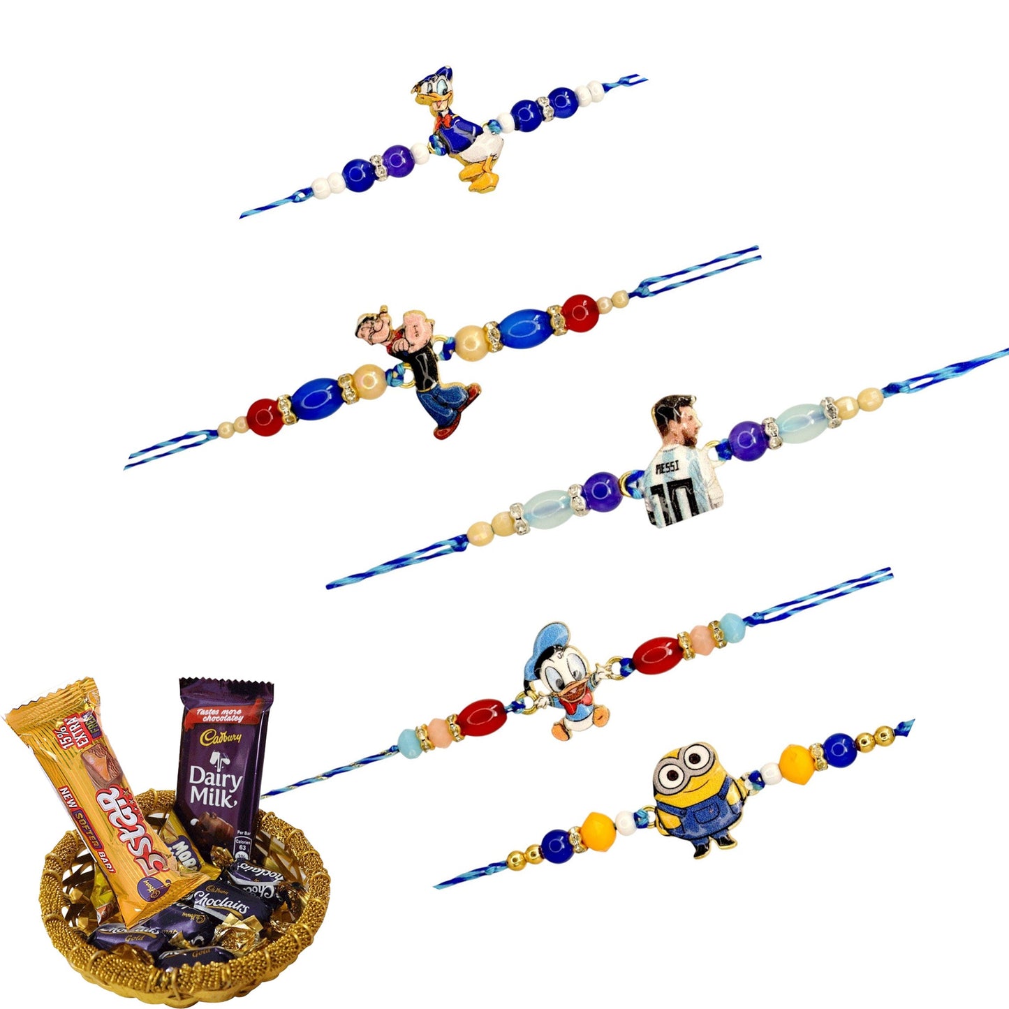 Combo Rakhi, Latest Rakhi Design 2025, Rakhi with chocolate gift hamper