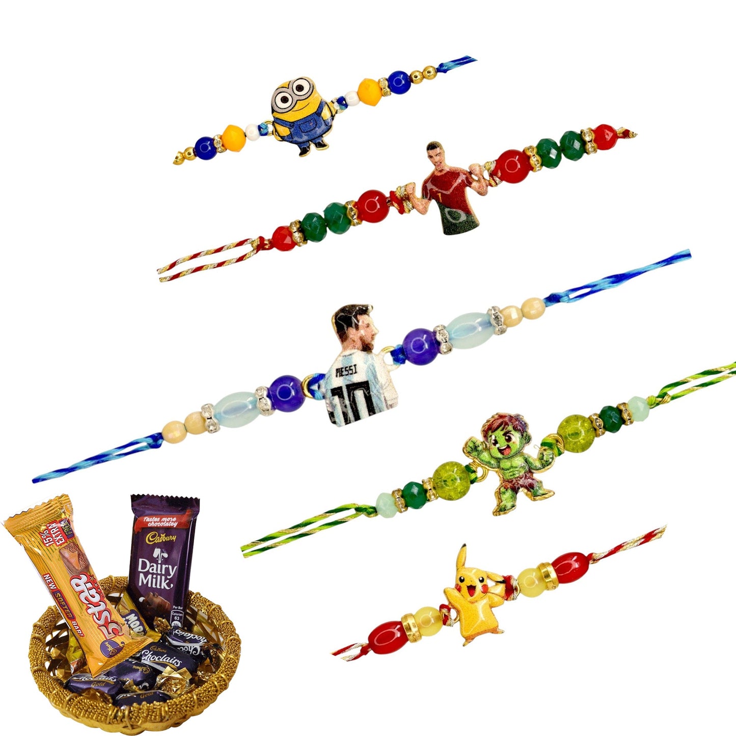 Combo Rakhi, Latest Rakhi Design 2025, Rakhi with chocolate gift hamper