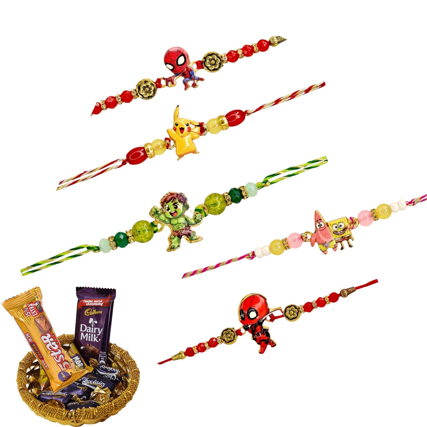 Combo Rakhi, Latest Rakhi Design 2025, Rakhi with chocolate gift hamper