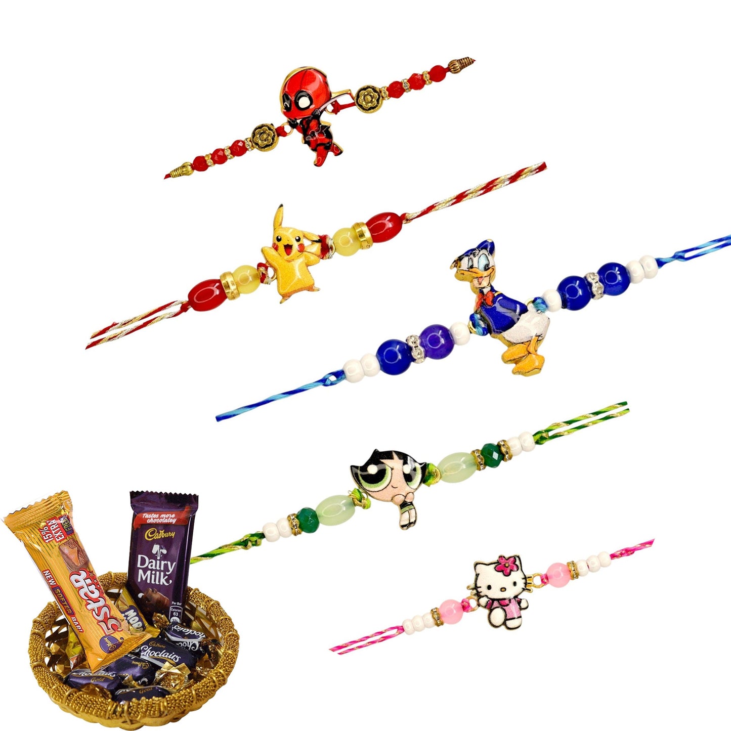 Combo Rakhi, Latest Rakhi Design 2025, Rakhi with chocolate gift hamper
