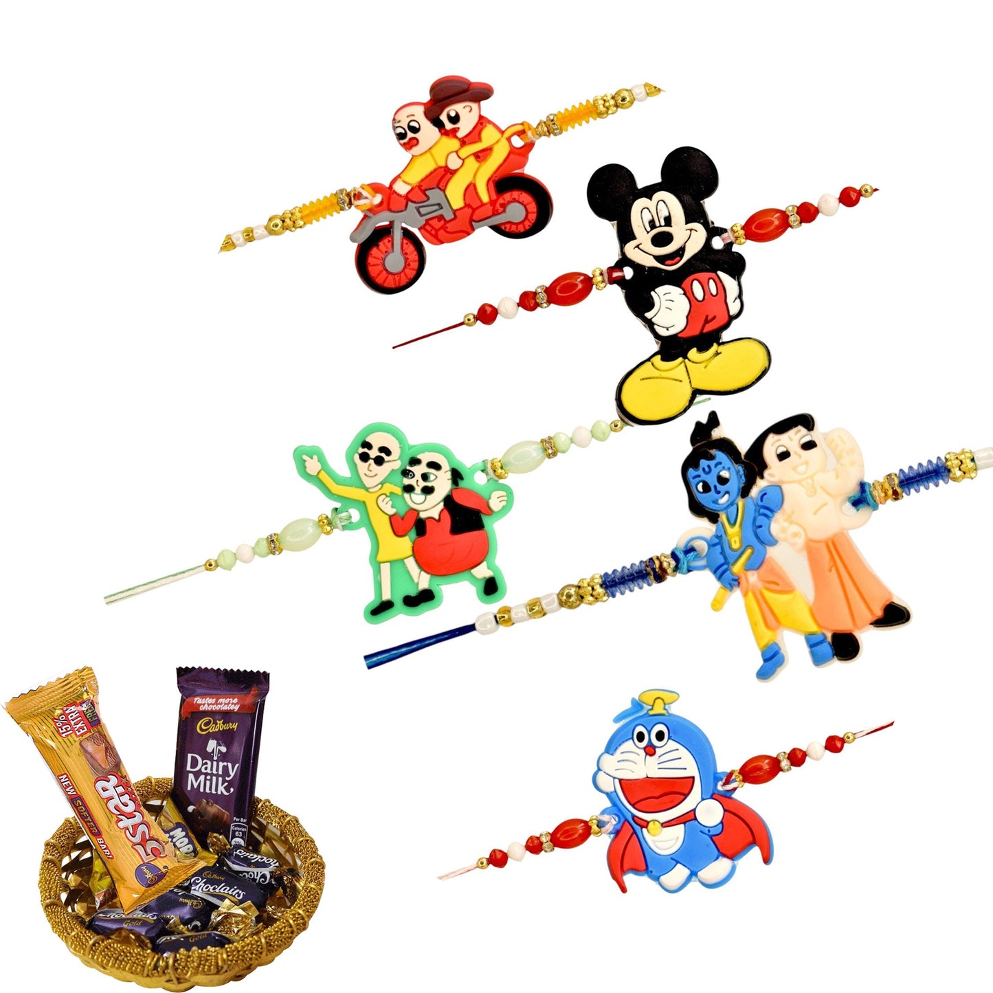 Combo Rakhi, Latest Rakhi Design 2025, Rakhi with chocolate gift hamper