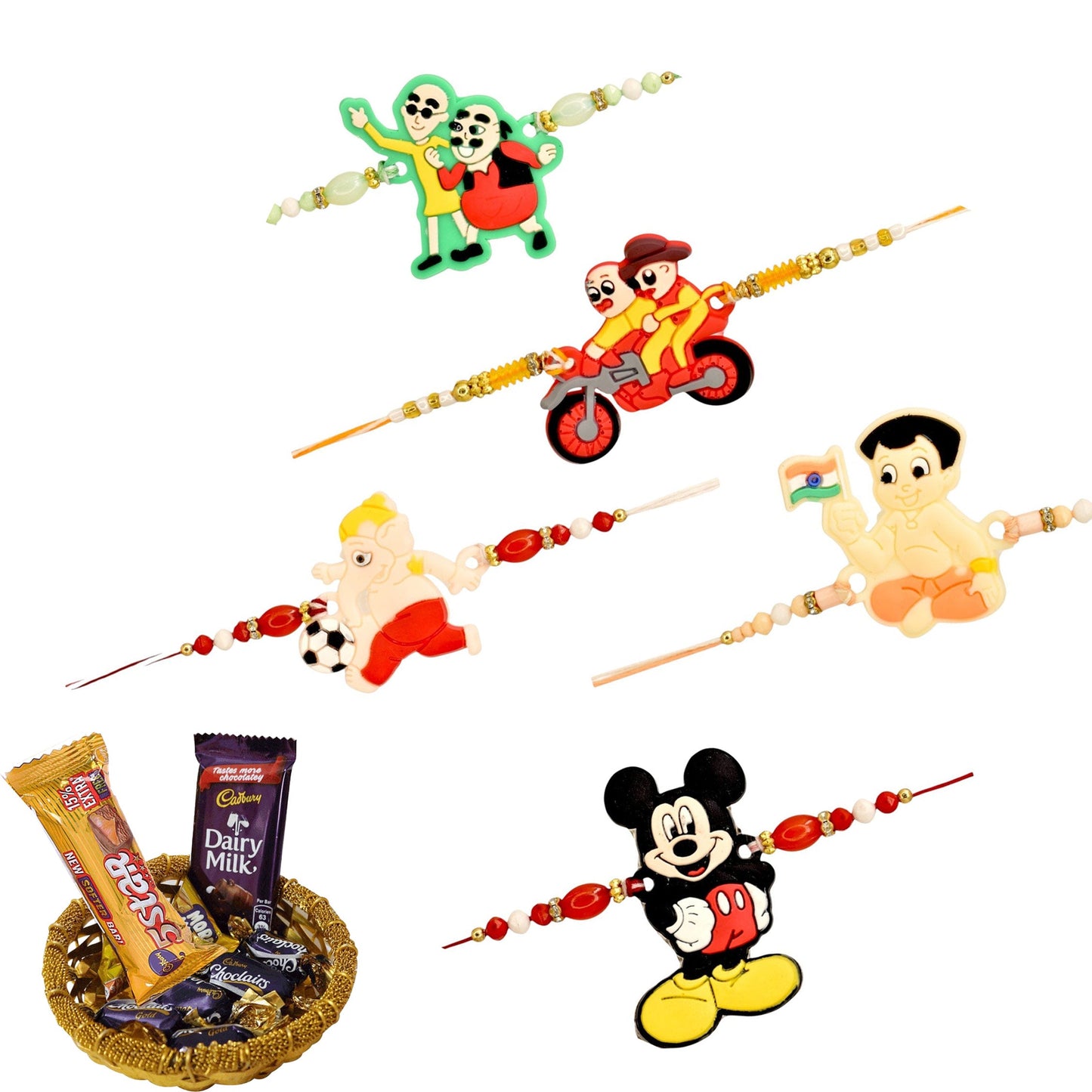 Combo Rakhi, Latest Rakhi Design 2025, Rakhi with chocolate gift hamper