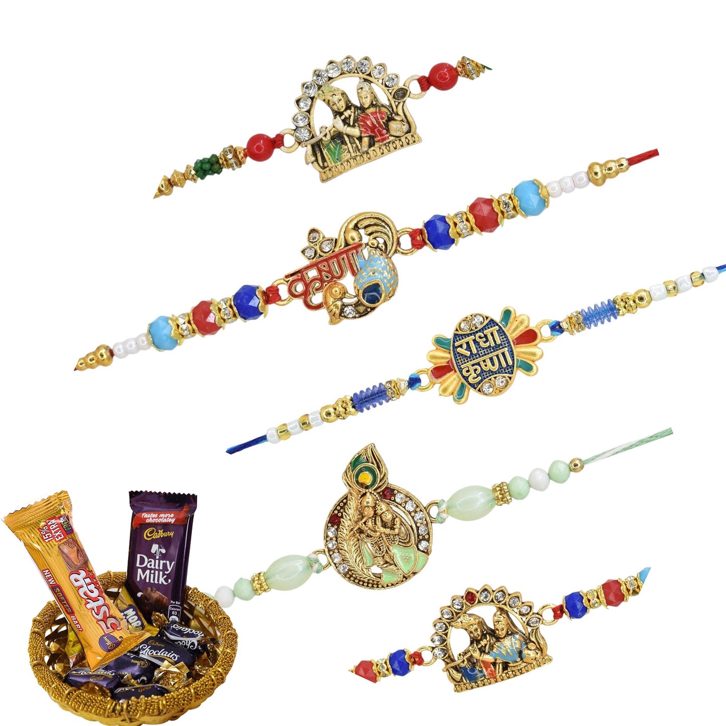 Combo Rakhi, Latest Rakhi Design 2025, Rakhi with chocolate gift hamper