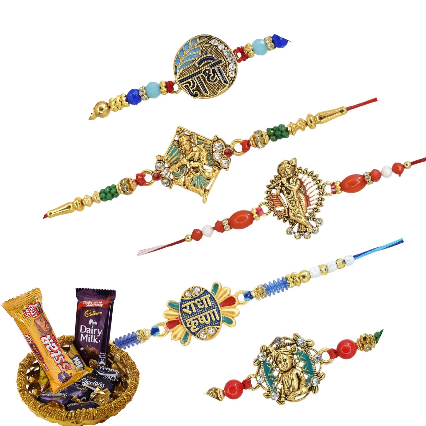 Combo Rakhi, Latest Rakhi Design 2025, Rakhi with chocolate gift hamper