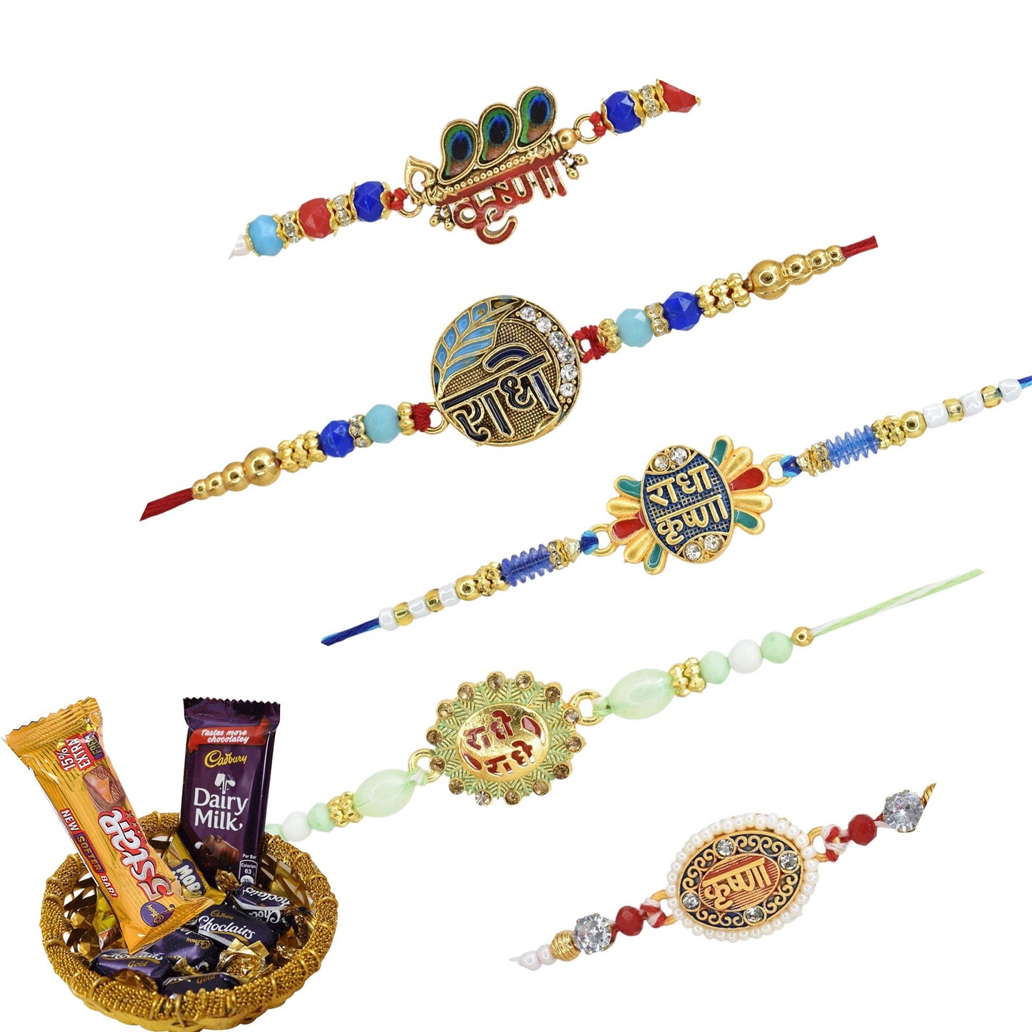 Combo Rakhi, Latest Rakhi Design 2025, Rakhi with chocolate gift hamper