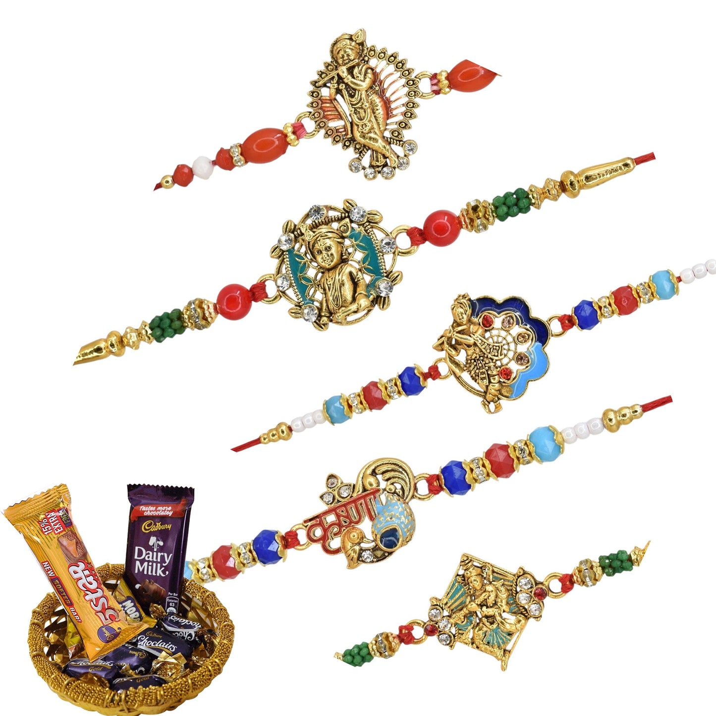 Combo Rakhi, Latest Rakhi Design 2025, Rakhi with chocolate gift hamper