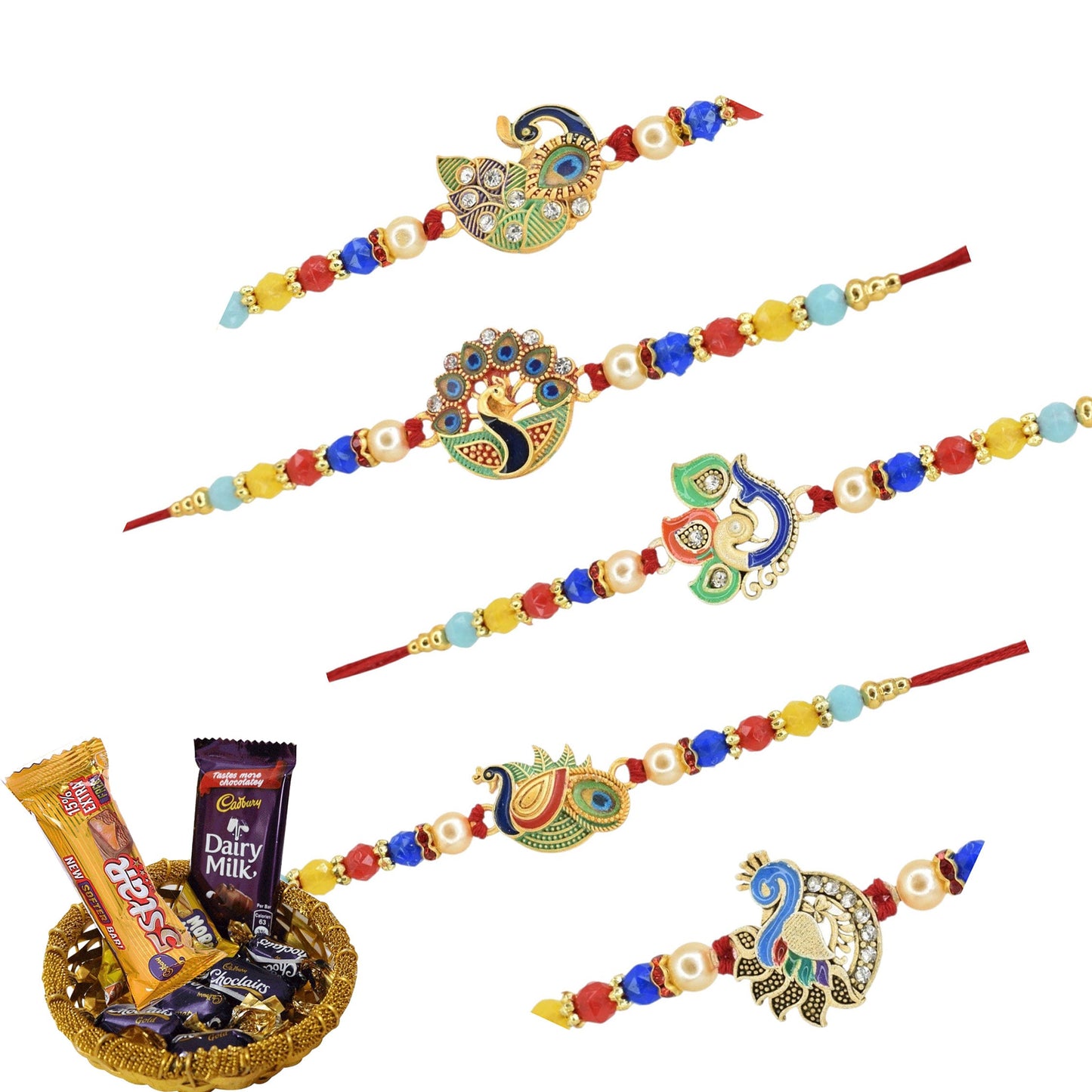 Combo Rakhi, Latest Rakhi Design 2025, Rakhi with chocolate gift hamper