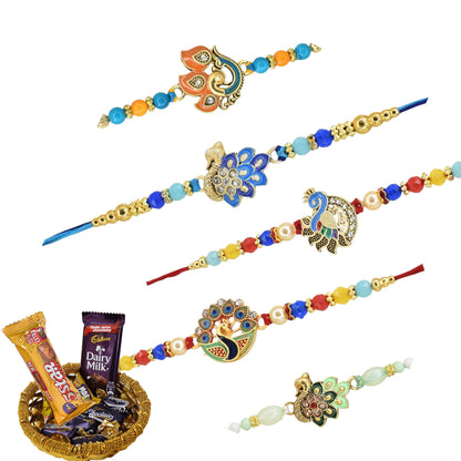 Combo Rakhi, Latest Rakhi Design 2025, Rakhi with chocolate gift hamper