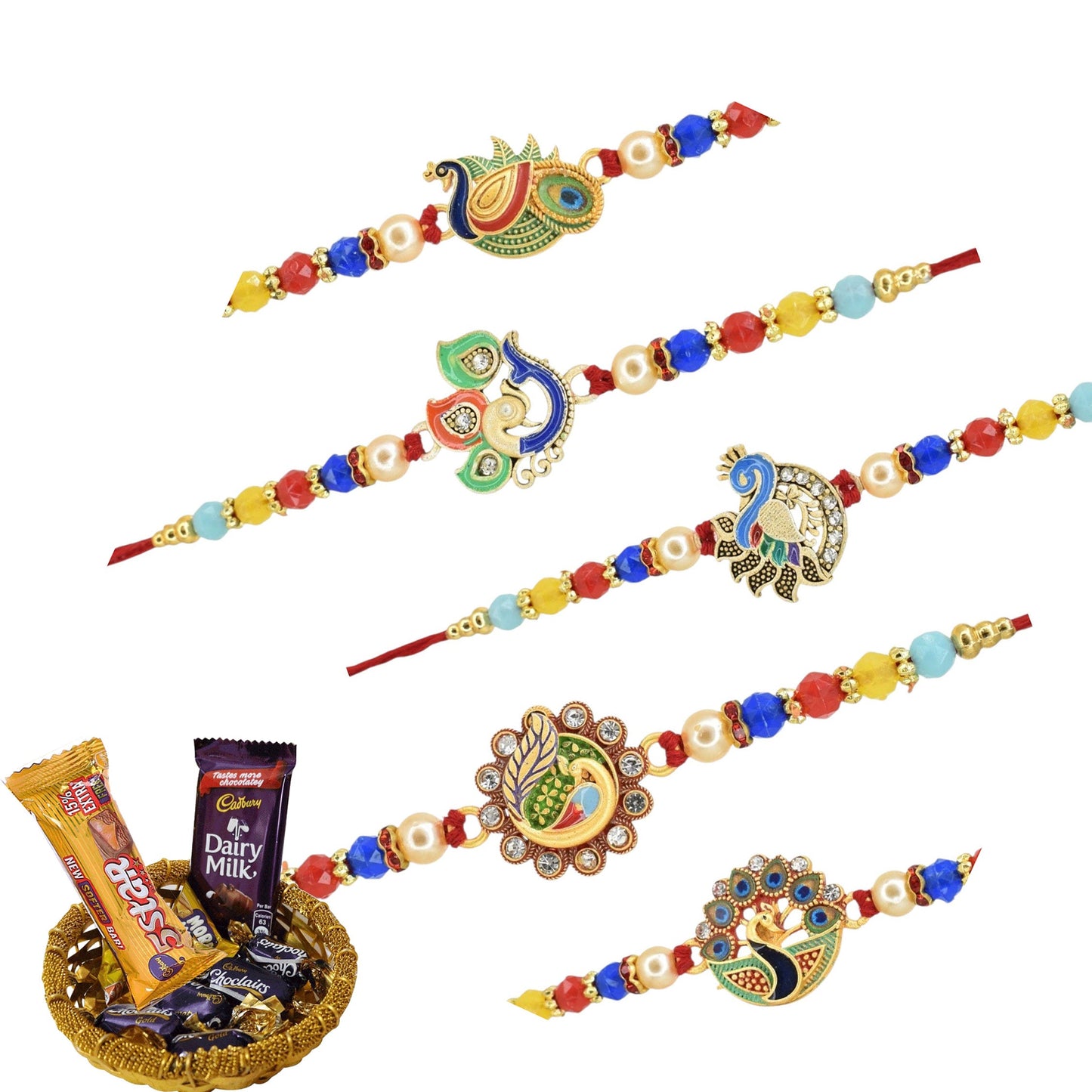 Combo Rakhi, Latest Rakhi Design 2025, Rakhi with chocolate gift hamper