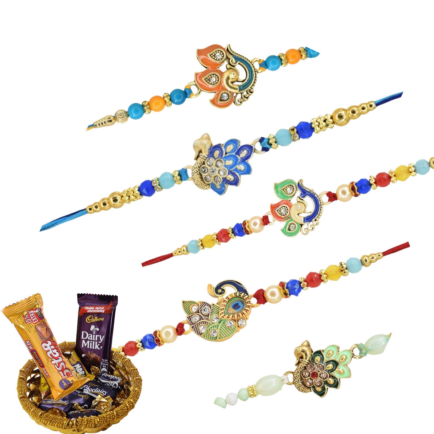 Combo Rakhi, Latest Rakhi Design 2025, Rakhi with chocolate gift hamper