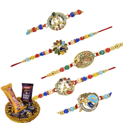 Combo Rakhi, Latest Rakhi Design 2025, Rakhi with chocolate gift hamper
