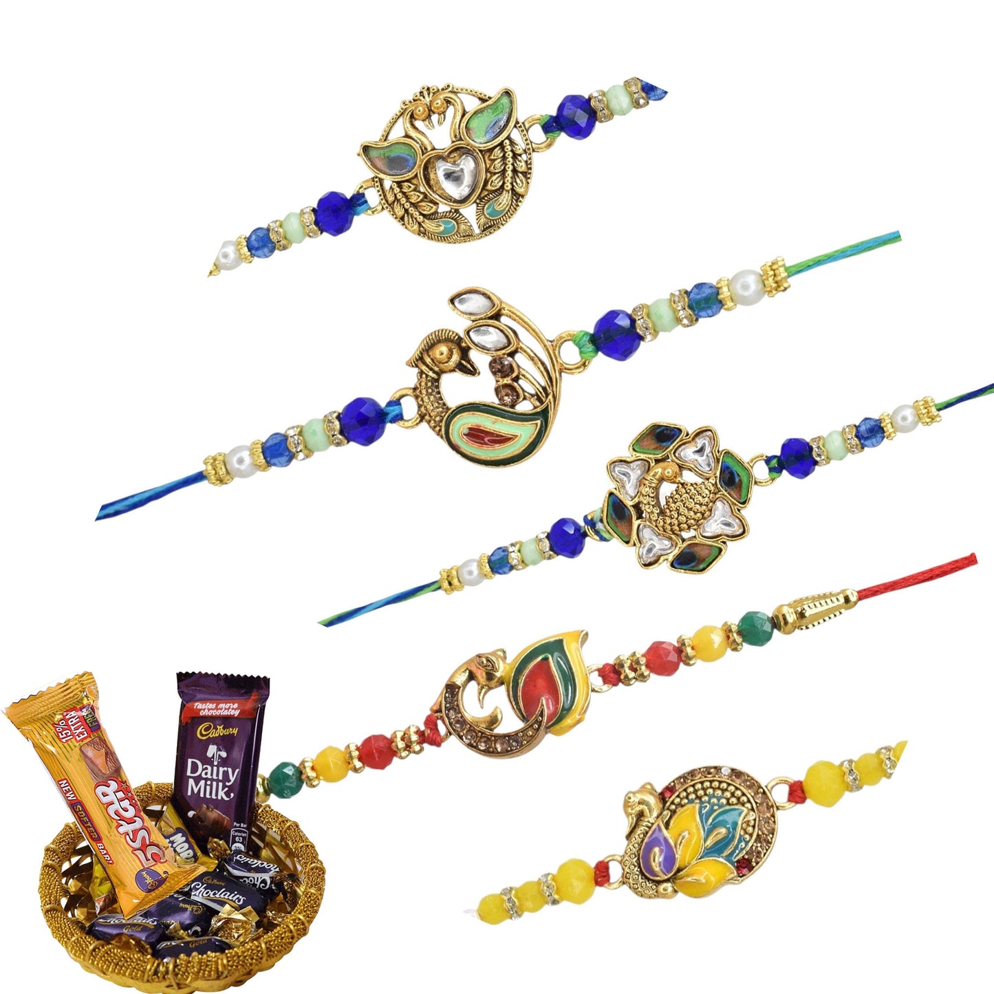 Combo Rakhi, Latest Rakhi Design 2025, Rakhi with chocolate gift hamper
