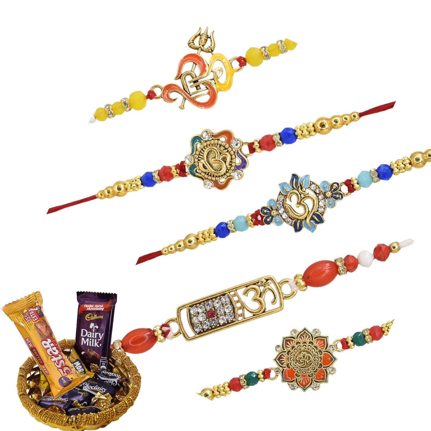 Combo Rakhi, Latest Rakhi Design 2025, Rakhi with chocolate gift hamper