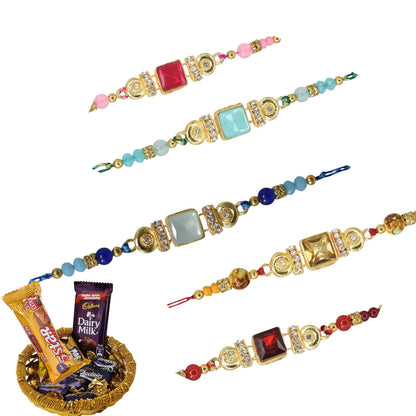 Combo Rakhi, Latest Rakhi Design 2025, Rakhi with chocolate gift hamper