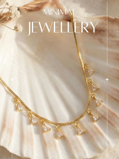 Luxury Multilayer Pearl chain maala  with Gemstone Detailing