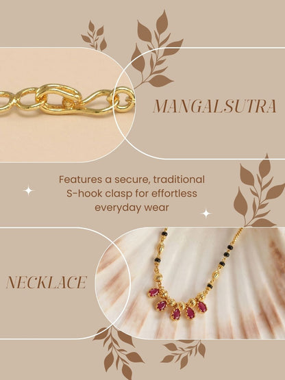 Luxury Multilayer Pearl chain maala  with Gemstone Detailing