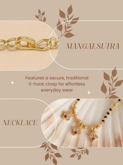 Luxury Multilayer Pearl chain maala  with Gemstone Detailing