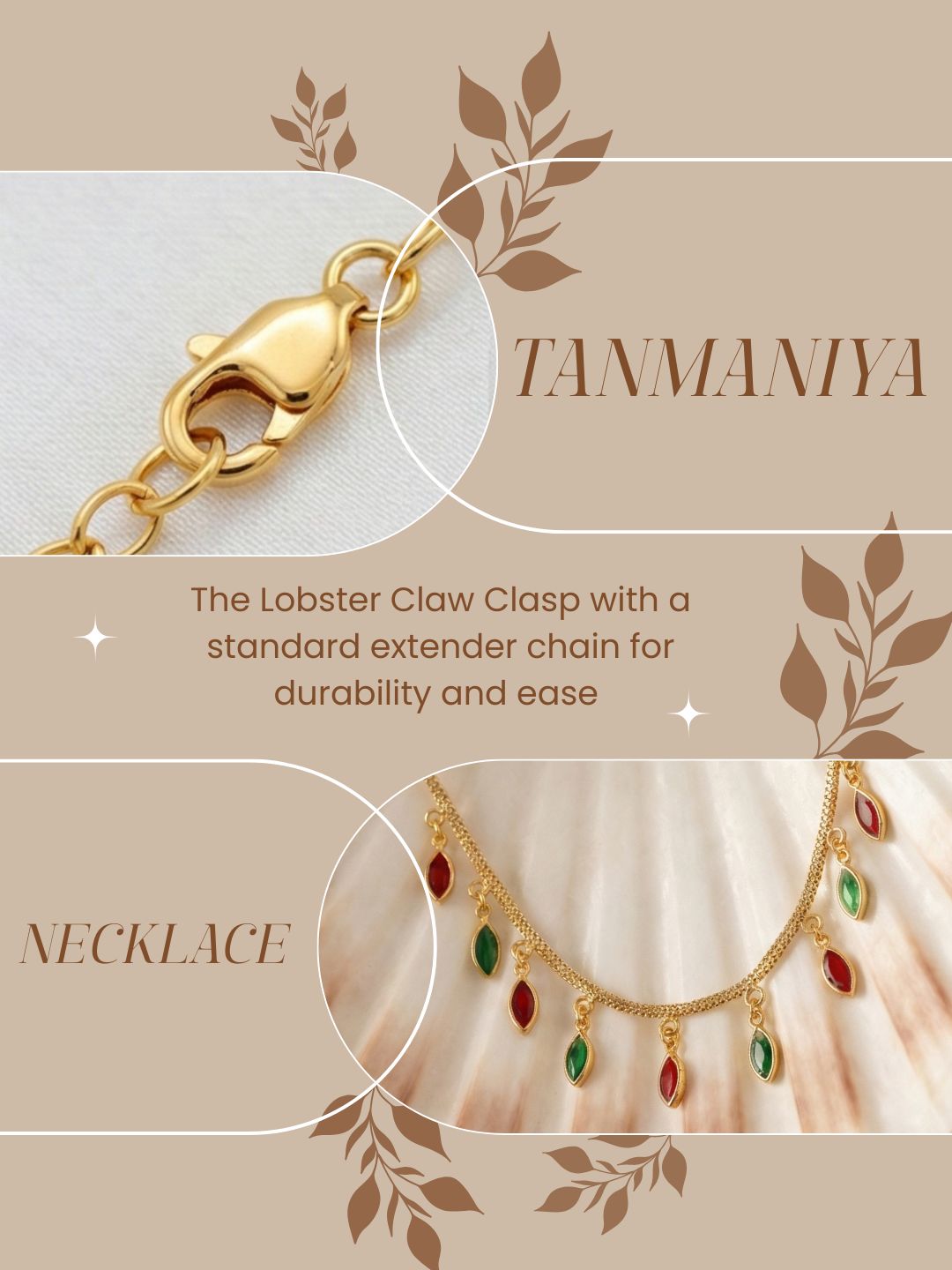 Luxury Multilayer Pearl chain maala  with Gemstone Detailing