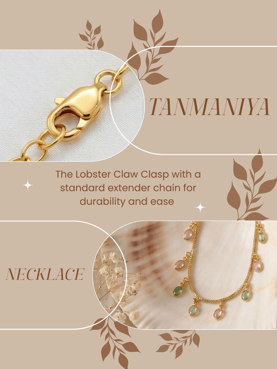 Luxury Multilayer Pearl chain maala  with Gemstone Detailing