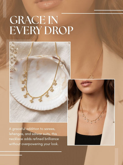 Statement Multilayer Dokiya Chain with Traditional Gemstones