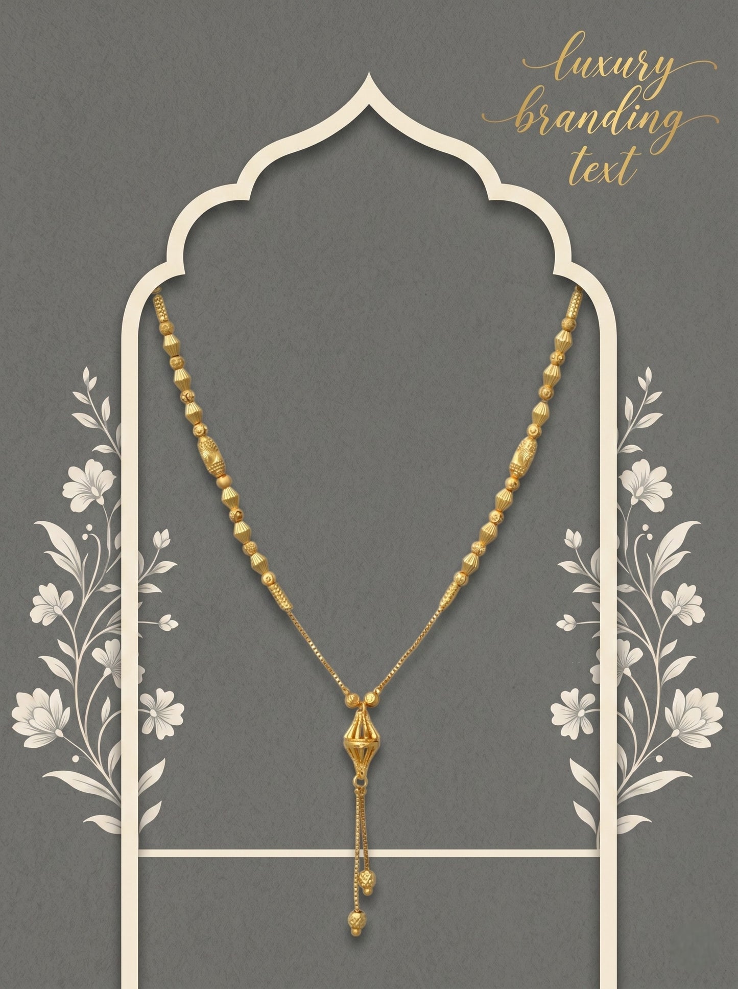 Ethnic Gold-Toned Tanmaniya Necklace for Women