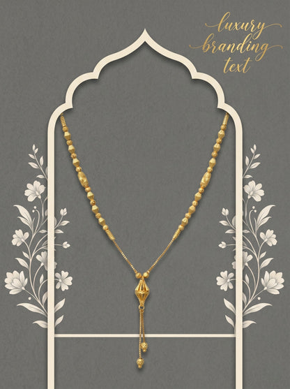 Ethnic Gold-Toned Tanmaniya Necklace for Women