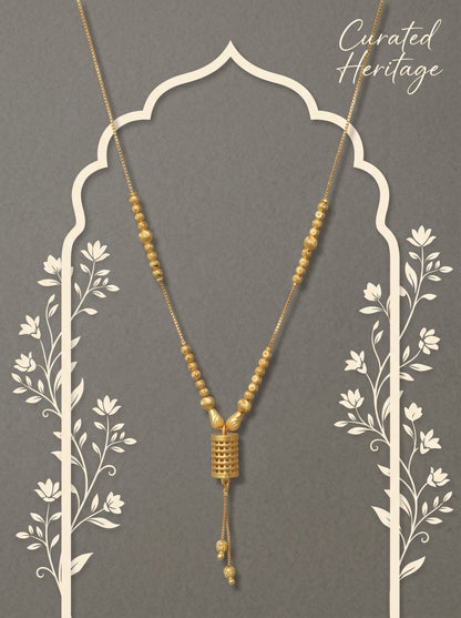 Ethnic Gold-Toned Tanmaniya Necklace for Women