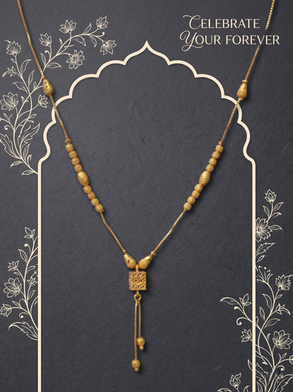 Ethnic Gold-Toned Tanmaniya Necklace for Women