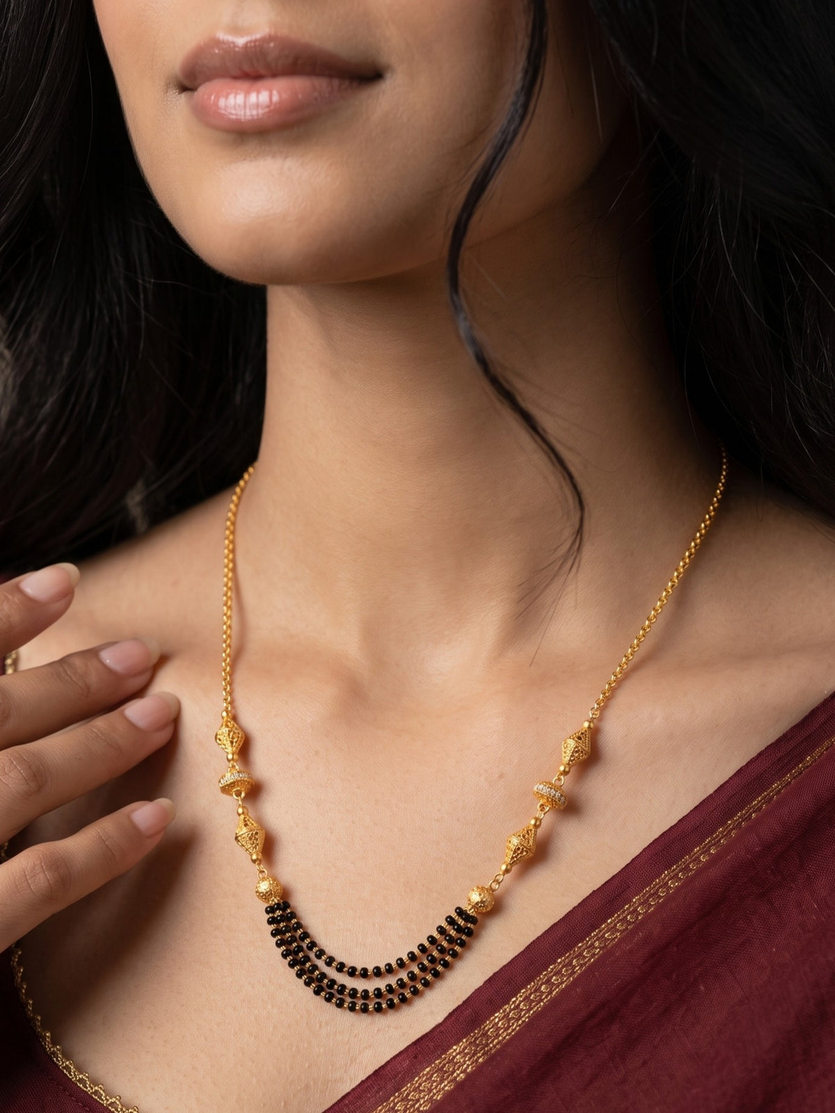 Ethnic Stylish Classic Dokiya Mangalsutra for Women