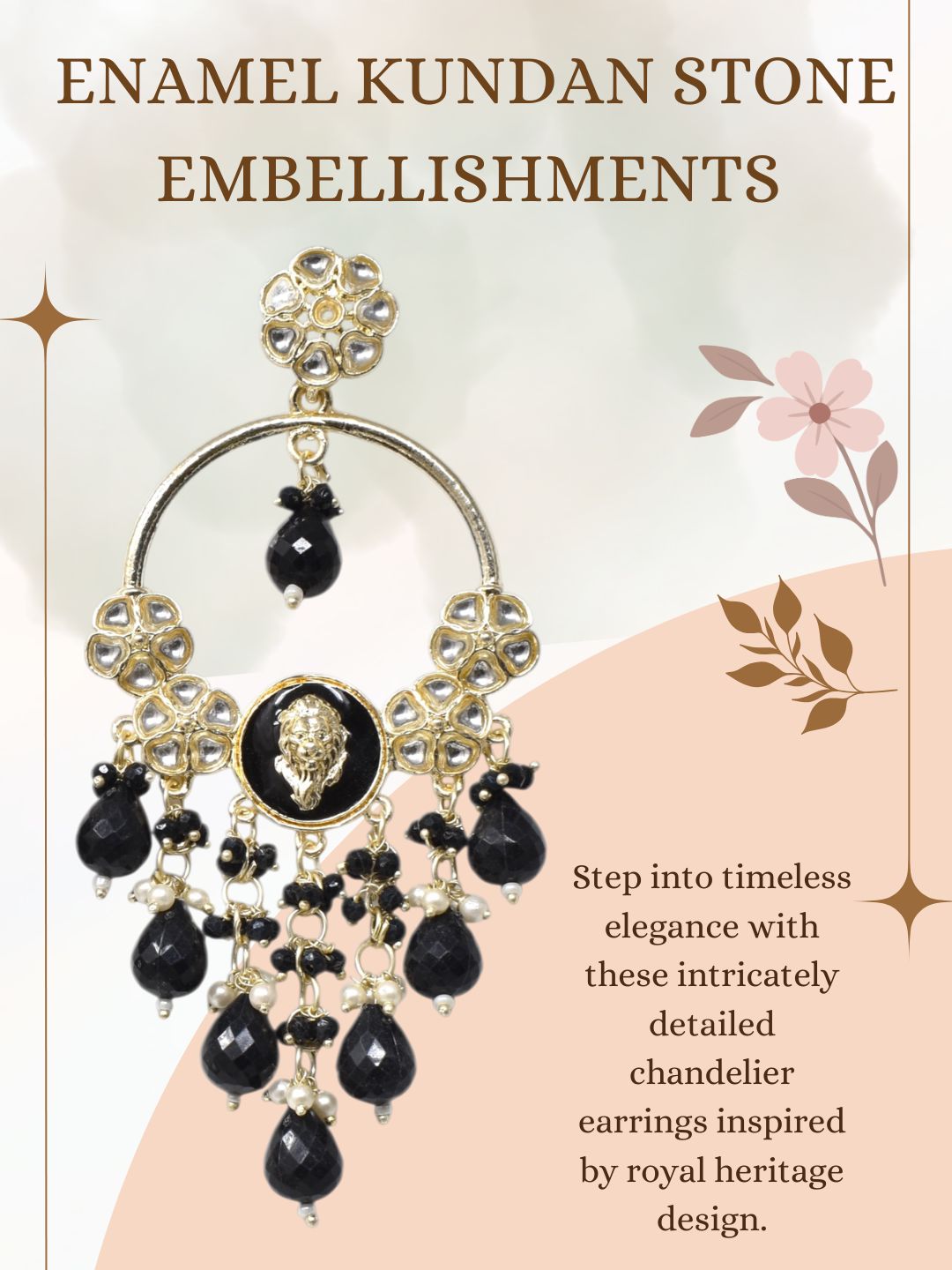 Meira Jewellery Gold Plated Traditional Kundan Drop Earrings for Women, Statement Chandbali Style Earrings with Stone Work and Beaded Dangling Drops, Festive Wedding Party Long Dangler Earrings-27