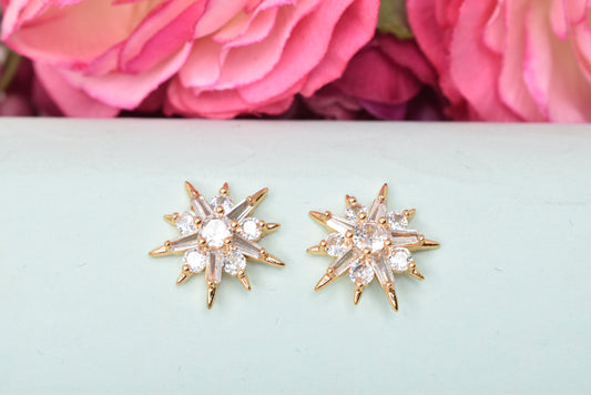 Rosegold,Stylish Latest Partywear,Dailywear,Delicate Officewear,Small stud,Antique earrings,Trend earrings for girls