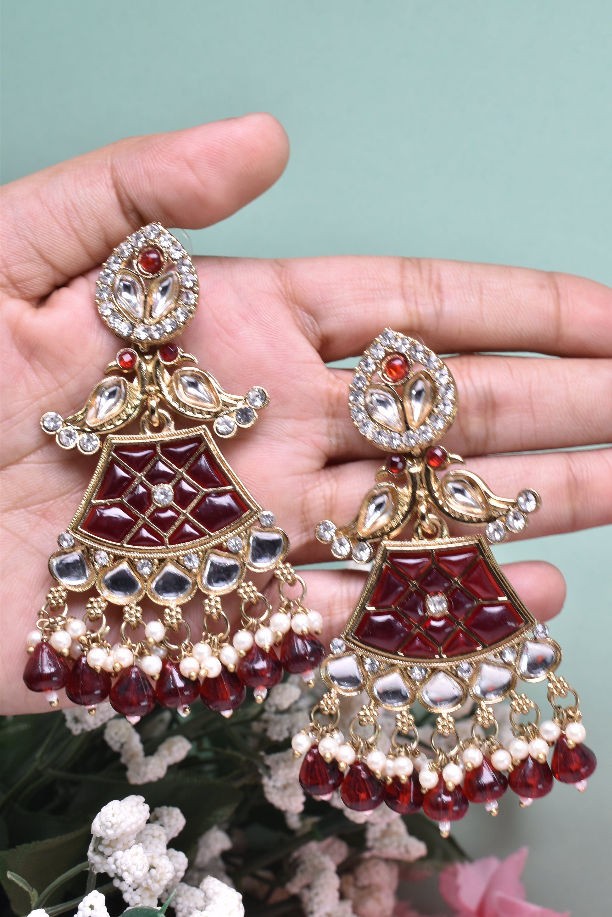 kundan jhumka,meenakari earrings,kahmiri earring,chandbali,chandelier earrings, dome jhumkas,pearl cluster jhumka, long earrings,heavy earrings,big earrings,designer earrings,latest design,new design