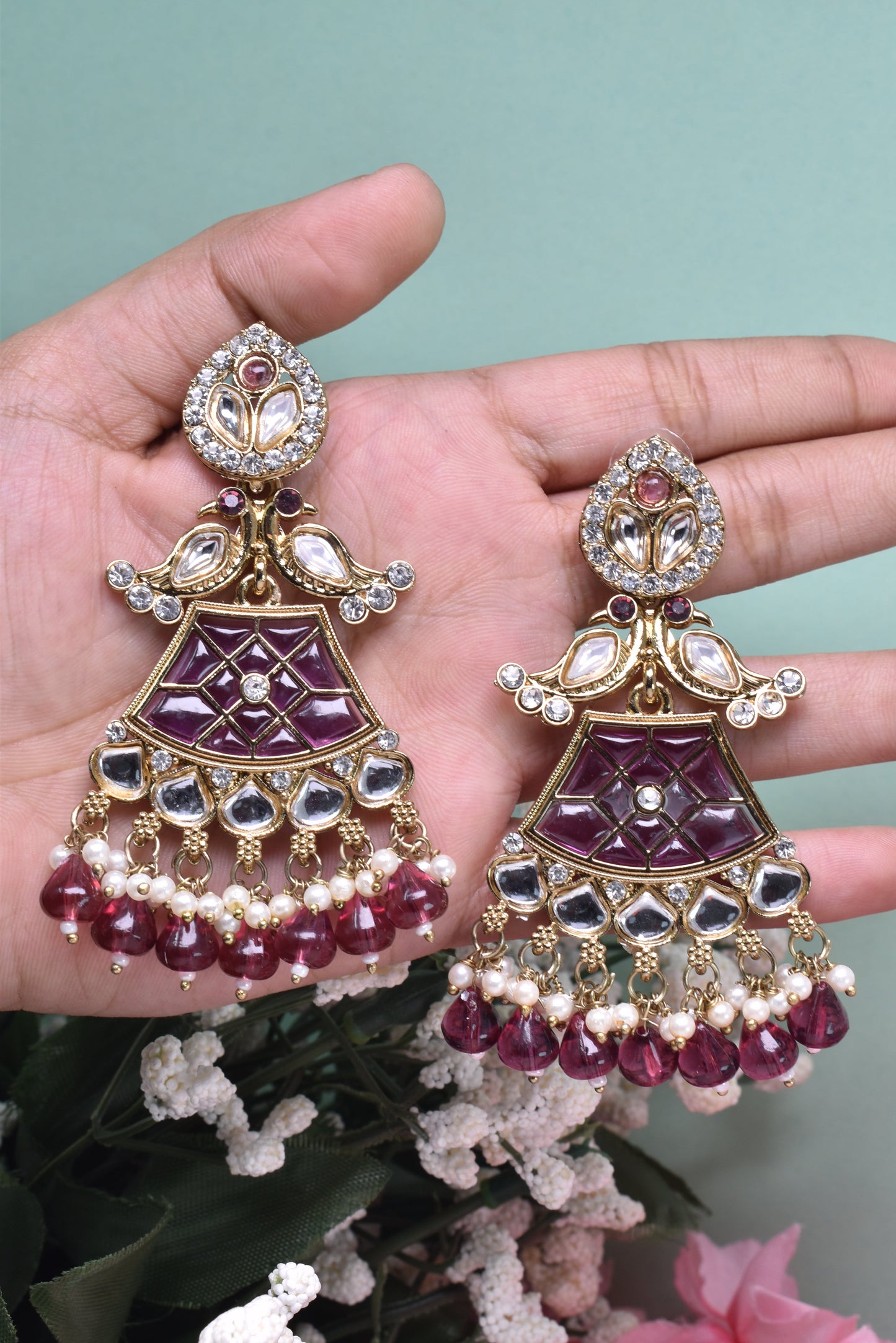 kundan jhumka,meenakari earrings,kahmiri earring,chandbali,chandelier earrings, dome jhumkas,pearl cluster jhumka, long earrings,heavy earrings,big earrings,designer earrings,latest design,new design
