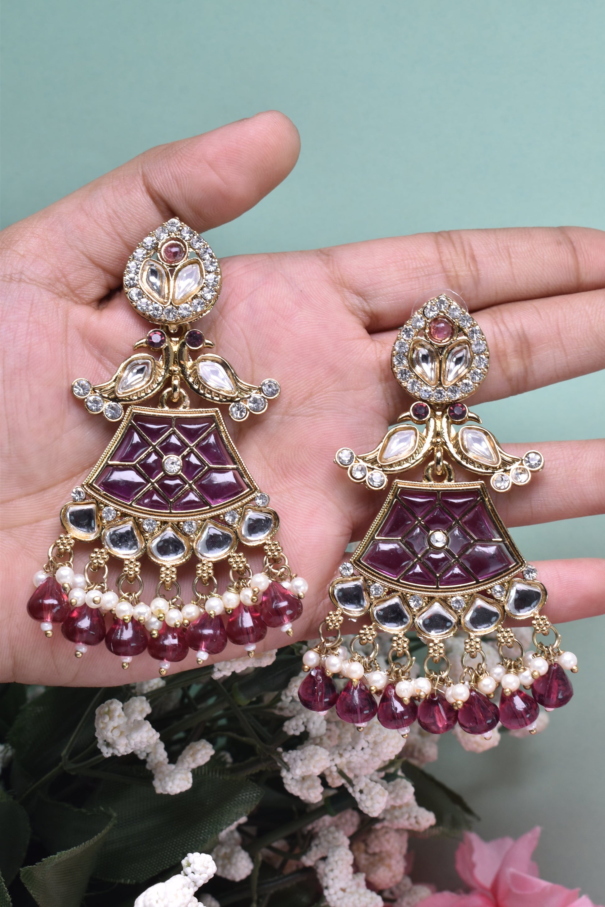 kundan jhumka,meenakari earrings,kahmiri earring,chandbali,chandelier earrings, dome jhumkas,pearl cluster jhumka, long earrings,heavy earrings,big earrings,designer earrings,latest design,new design