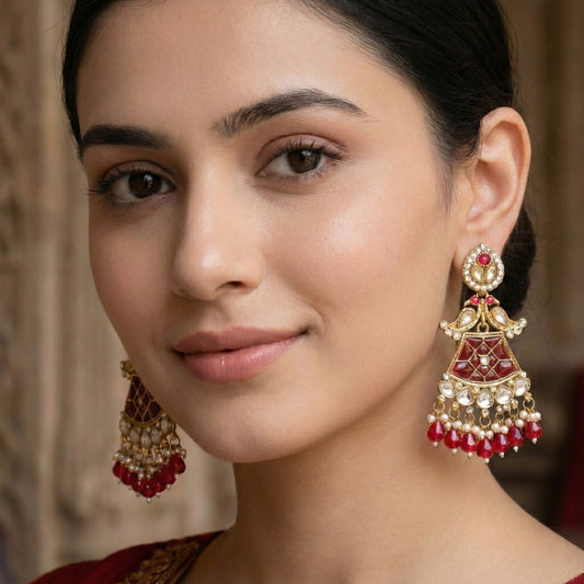 kundan jhumka,meenakari earrings,kahmiri earring,chandbali,chandelier earrings, dome jhumkas,pearl cluster jhumka, long earrings,heavy earrings,big earrings,designer earrings,latest design,new design