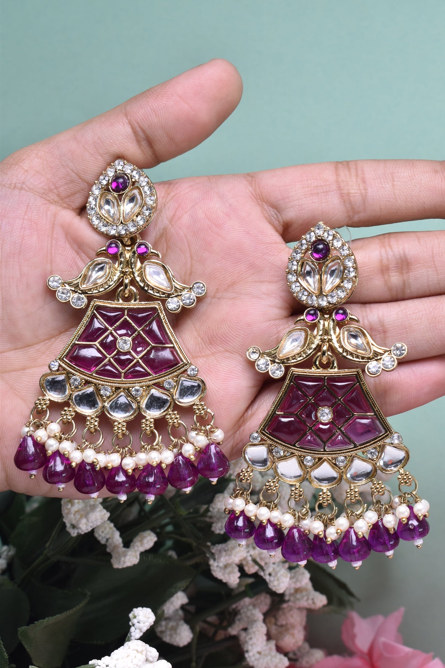 kundan jhumka,meenakari earrings,kahmiri earring,chandbali,chandelier earrings, dome jhumkas,pearl cluster jhumka, long earrings,heavy earrings,big earrings,designer earrings,latest design,new design