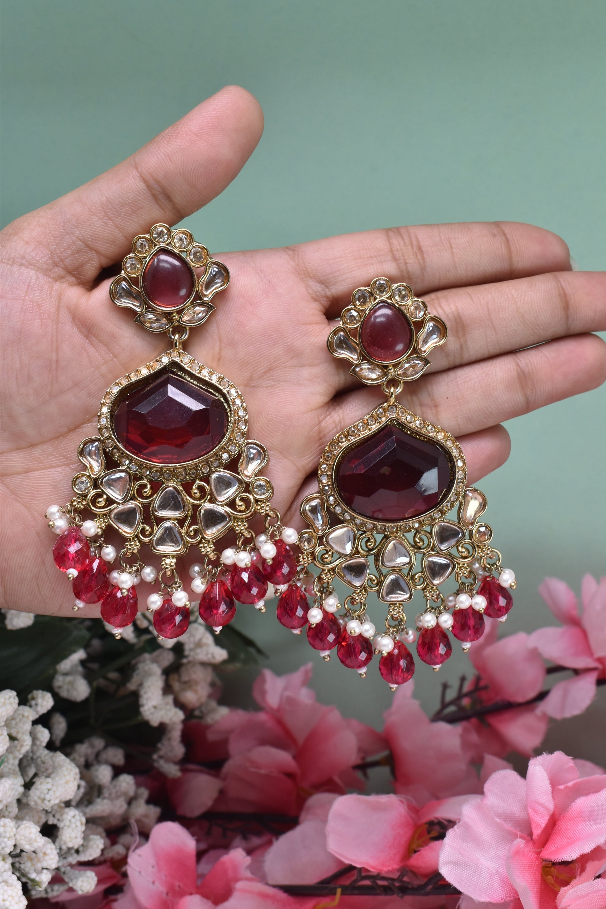 kundan jhumka,meenakari earrings,kahmiri earring,chandbali,chandelier earrings, dome jhumkas,pearl cluster jhumka, long earrings,heavy earrings,big earrings,designer earrings,latest design,new design