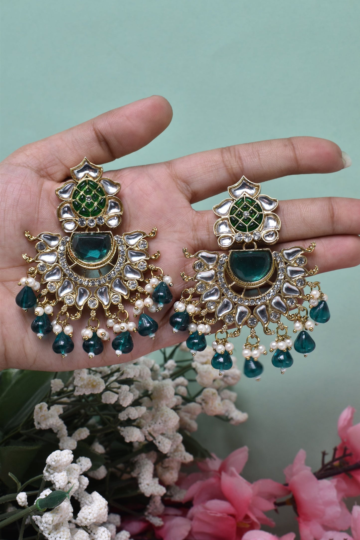 kundan jhumka,meenakari earrings,kahmiri earring,chandbali,chandelier earrings, dome jhumkas,pearl cluster jhumka, long earrings,heavy earrings,big earrings,designer earrings,latest design,new design