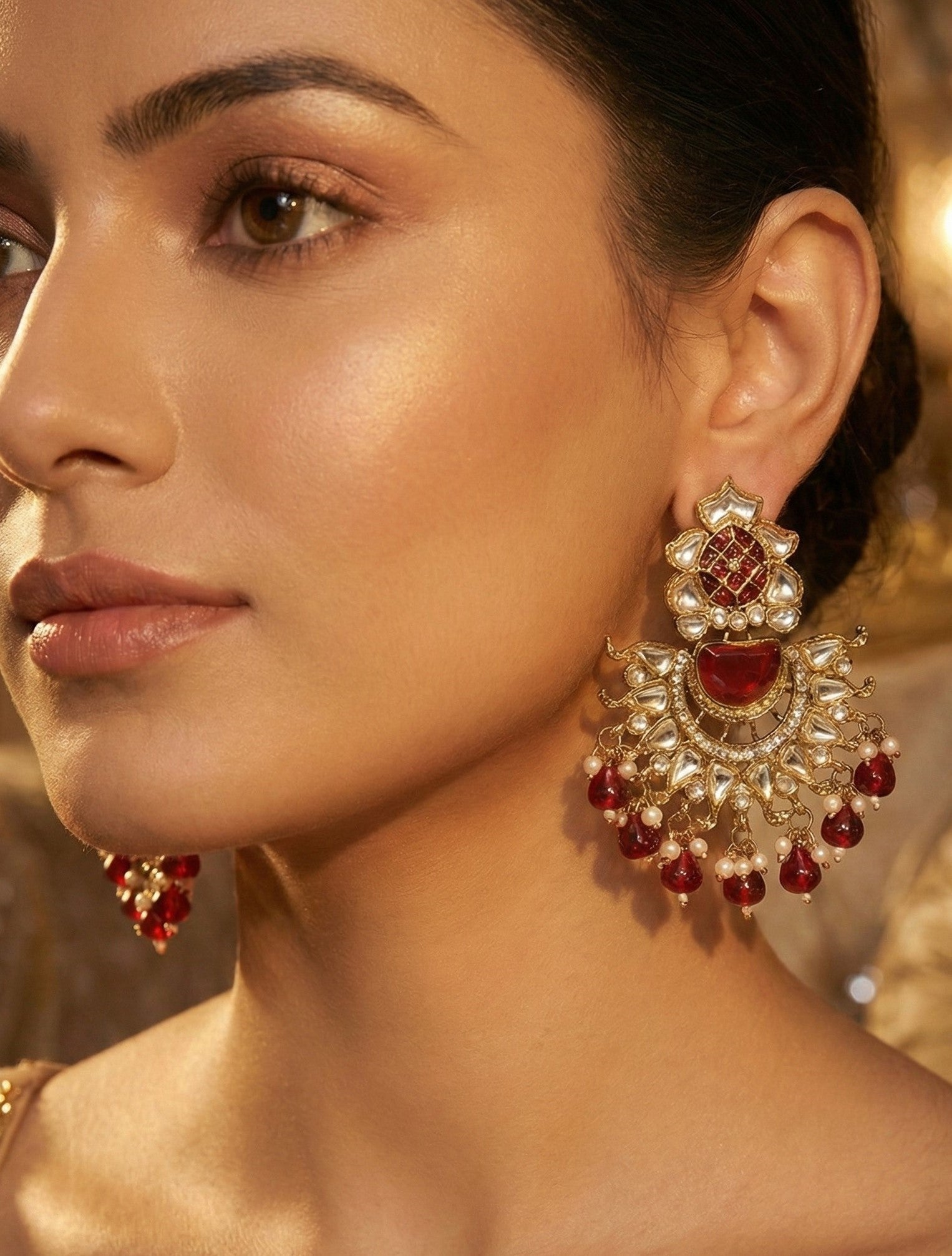 kundan jhumka,meenakari earrings,kahmiri earring,chandbali,chandelier earrings, dome jhumkas,pearl cluster jhumka, long earrings,heavy earrings,big earrings,designer earrings,latest design,new design